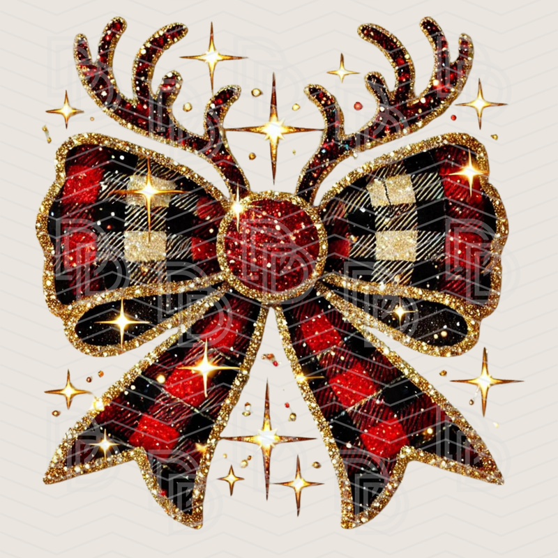 Reindeer Bow Design