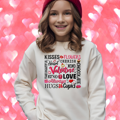Valentine&#39;s Day Word Design