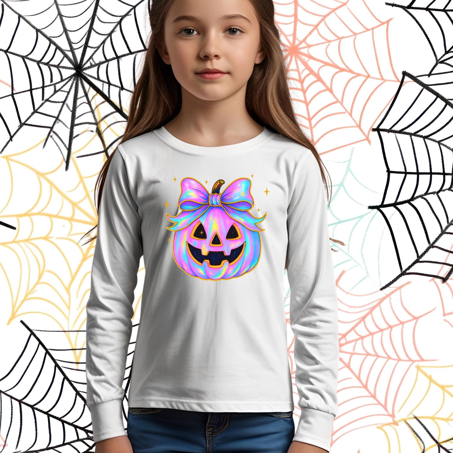 Iridescent Pumpkin Design
