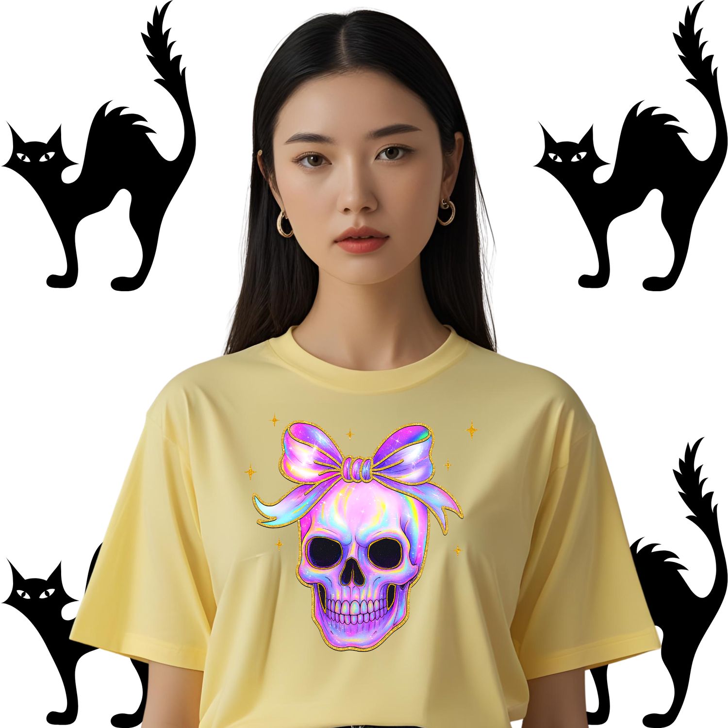 Iridescent Skull Design