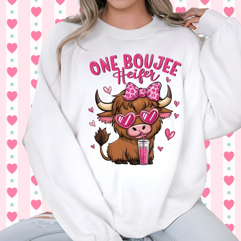 One Boujee Heifer Design