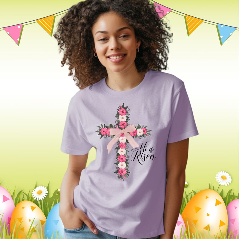 Flower Cross Design