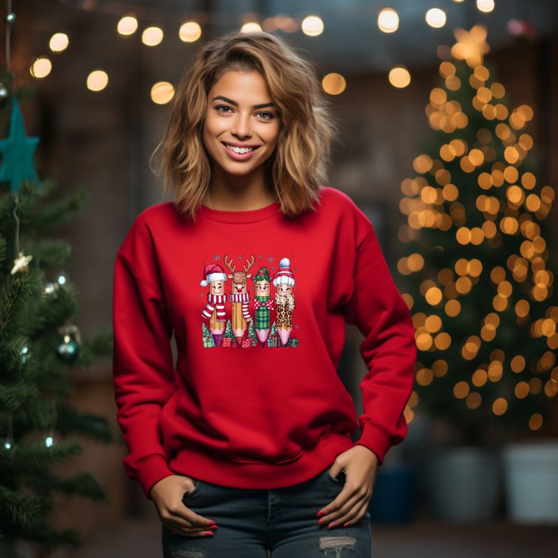 Christmas Pencils Design