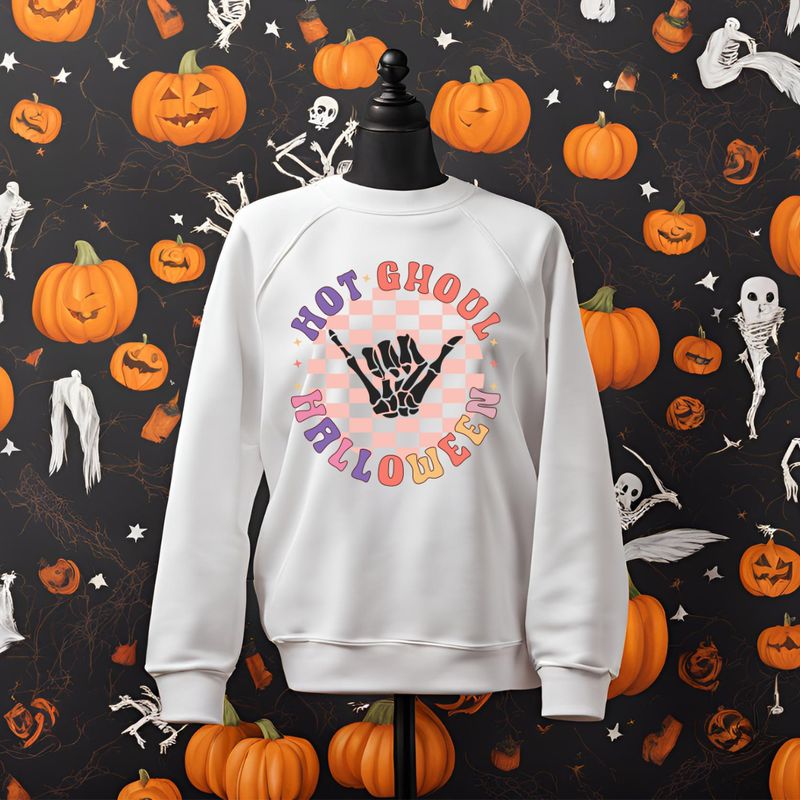 Hot Ghoul Halloween Design