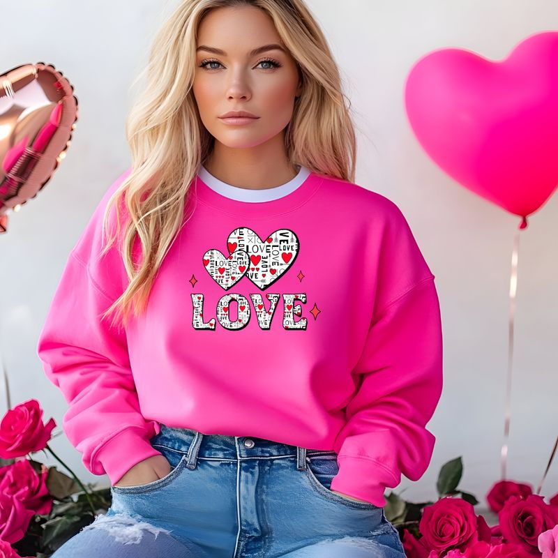 Love Graphic Hearts Design