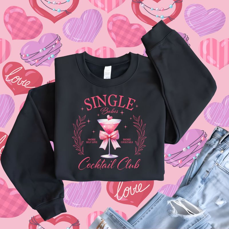 Single Babe Cocktail Club Design