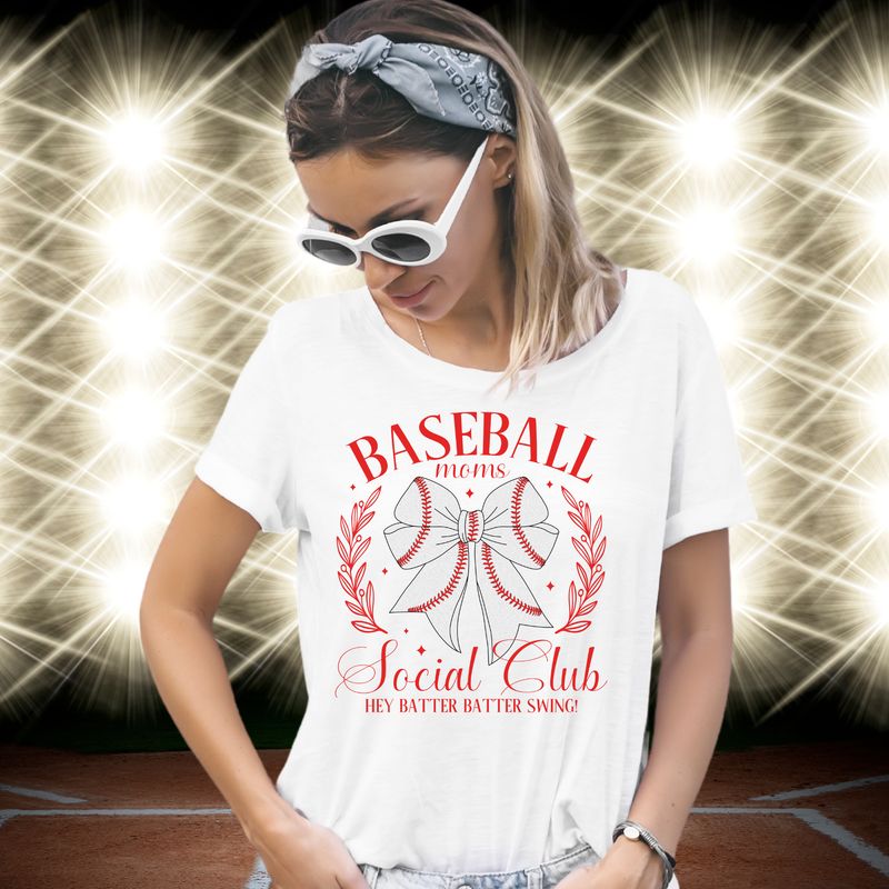 Baseball Moms Social Club Design