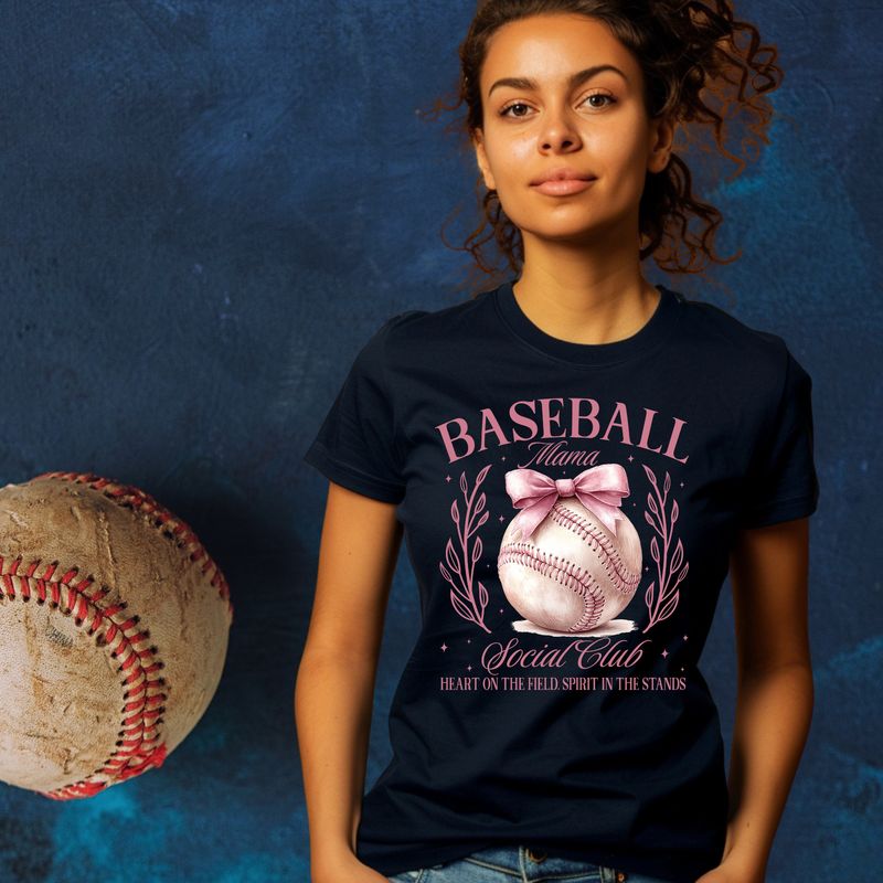 Baseball Mama Social Club Design