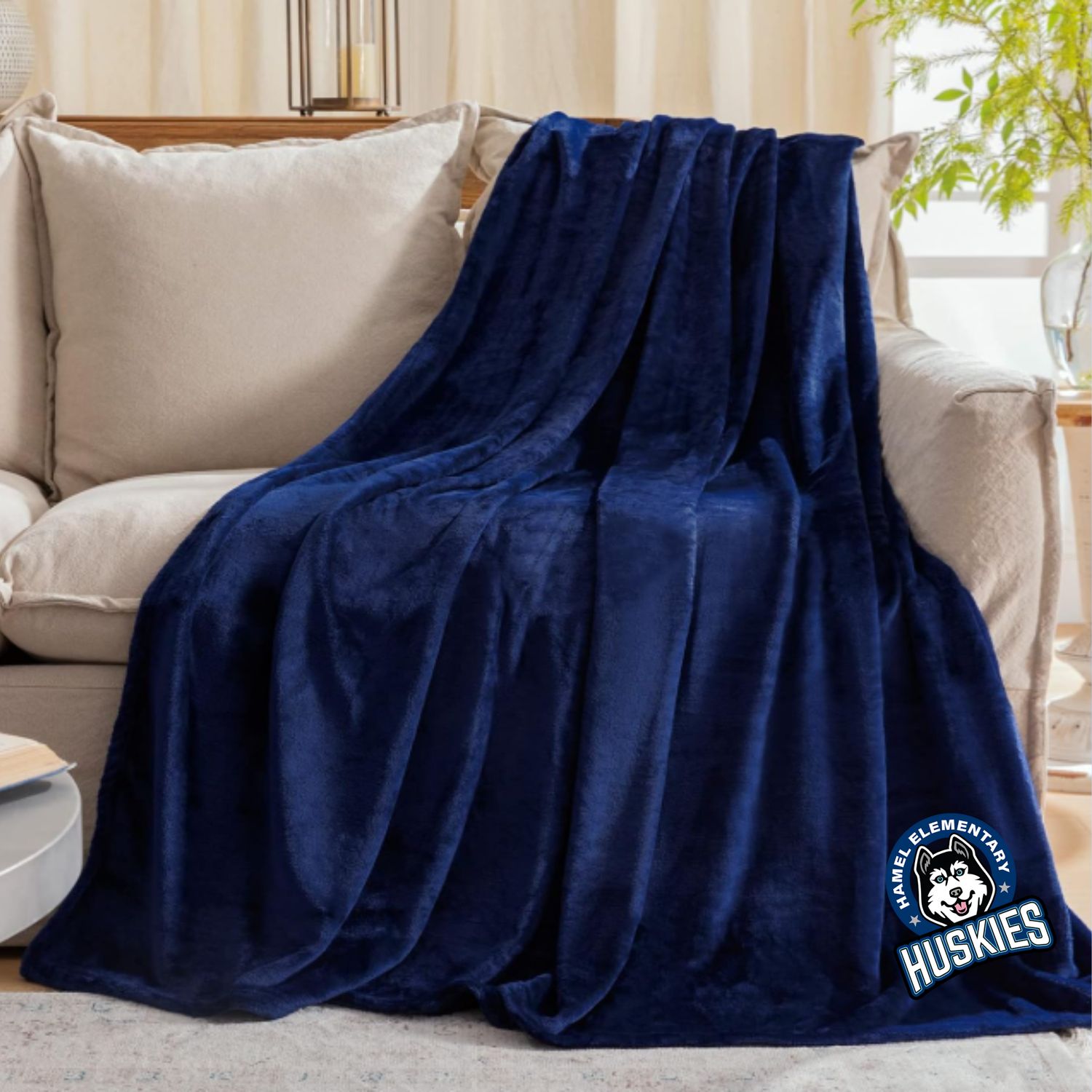 Husky Fleece Blanket Design