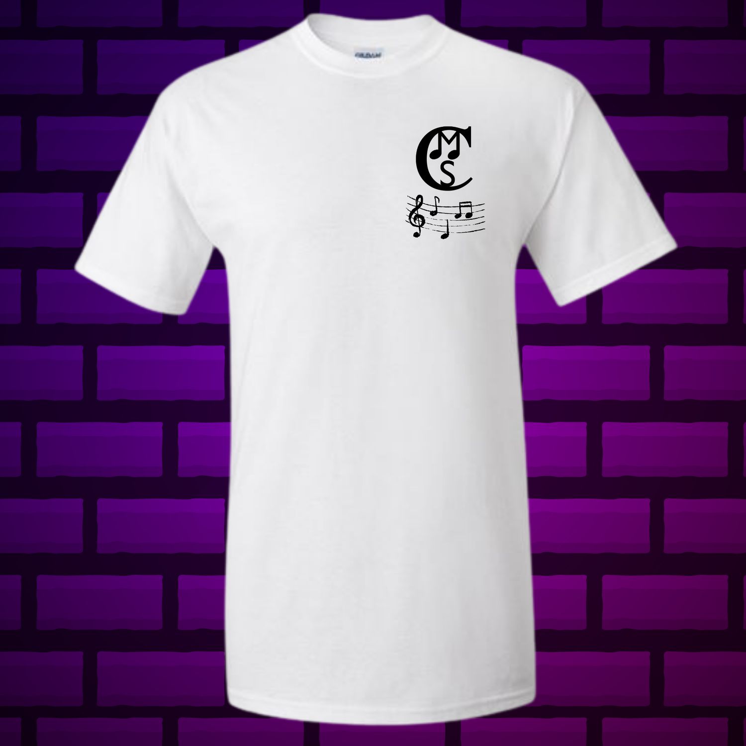 CMS Band - White Softstyle T-Shirt