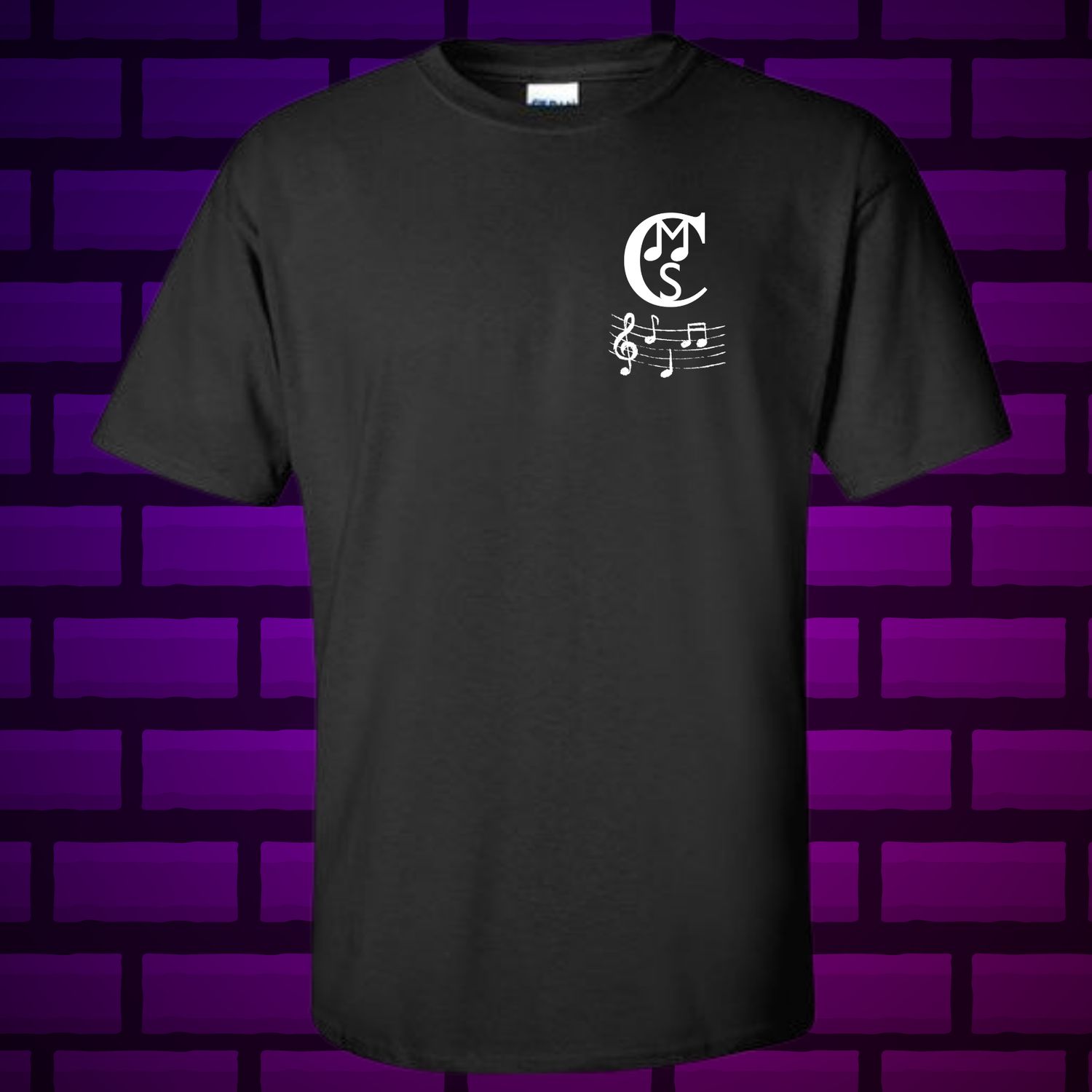 CMS Band - Black Softstyle T-Shirt