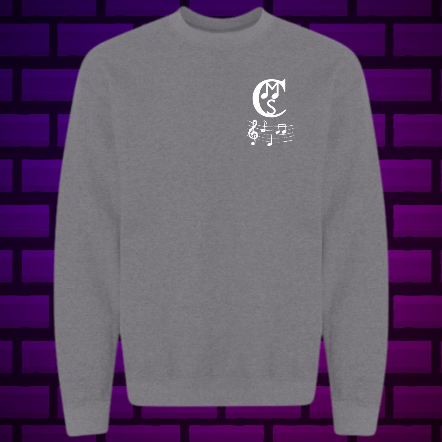 CMS Band - Graphite Crewneck Sweatshirt
