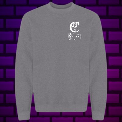 CMS Band - Graphite Crewneck Sweatshirt