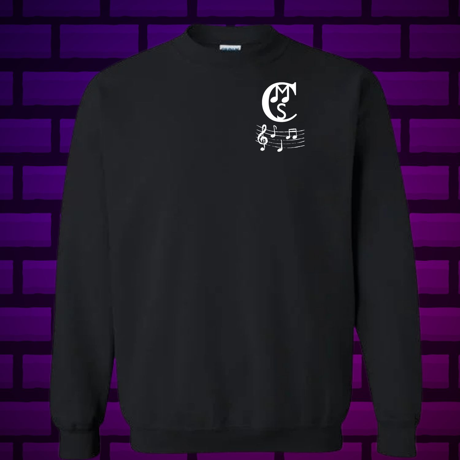 CMS Band - Black Crewneck Sweatshirt