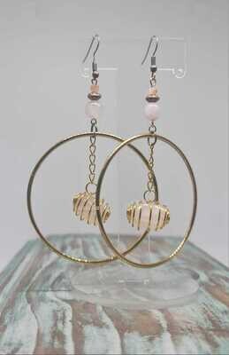 Boho Gypsy style Hoop earrings