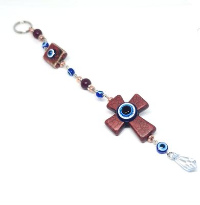 Evil eye Cross wall hanging