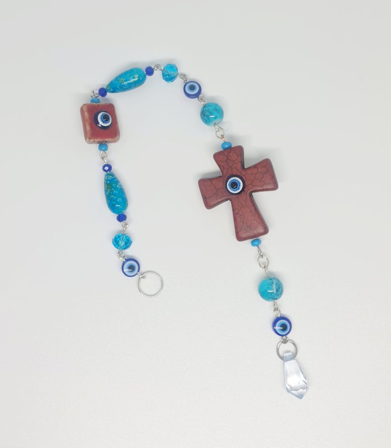 Evil Eye Cross Amulet