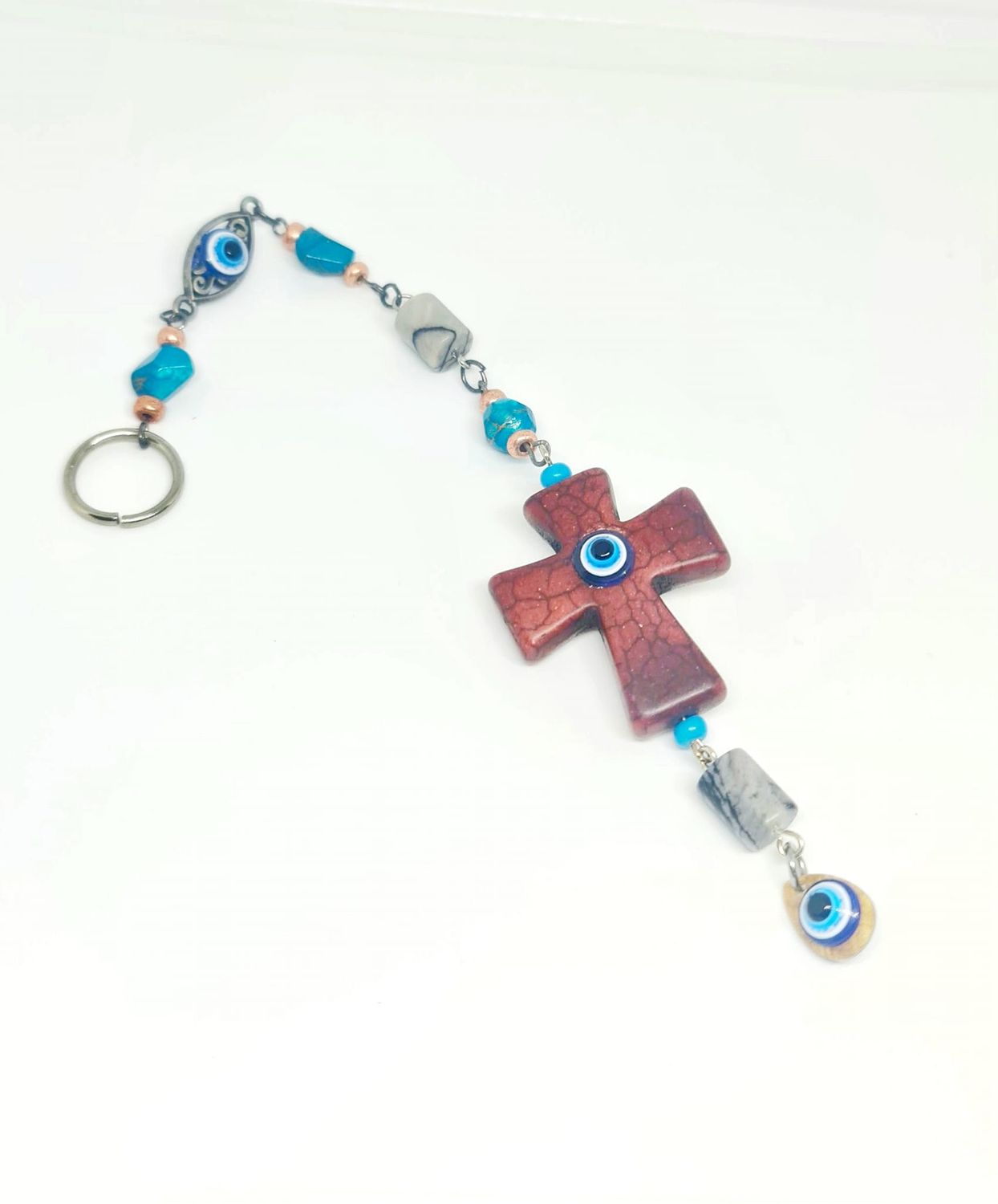 Evil Eye Cross Amulet