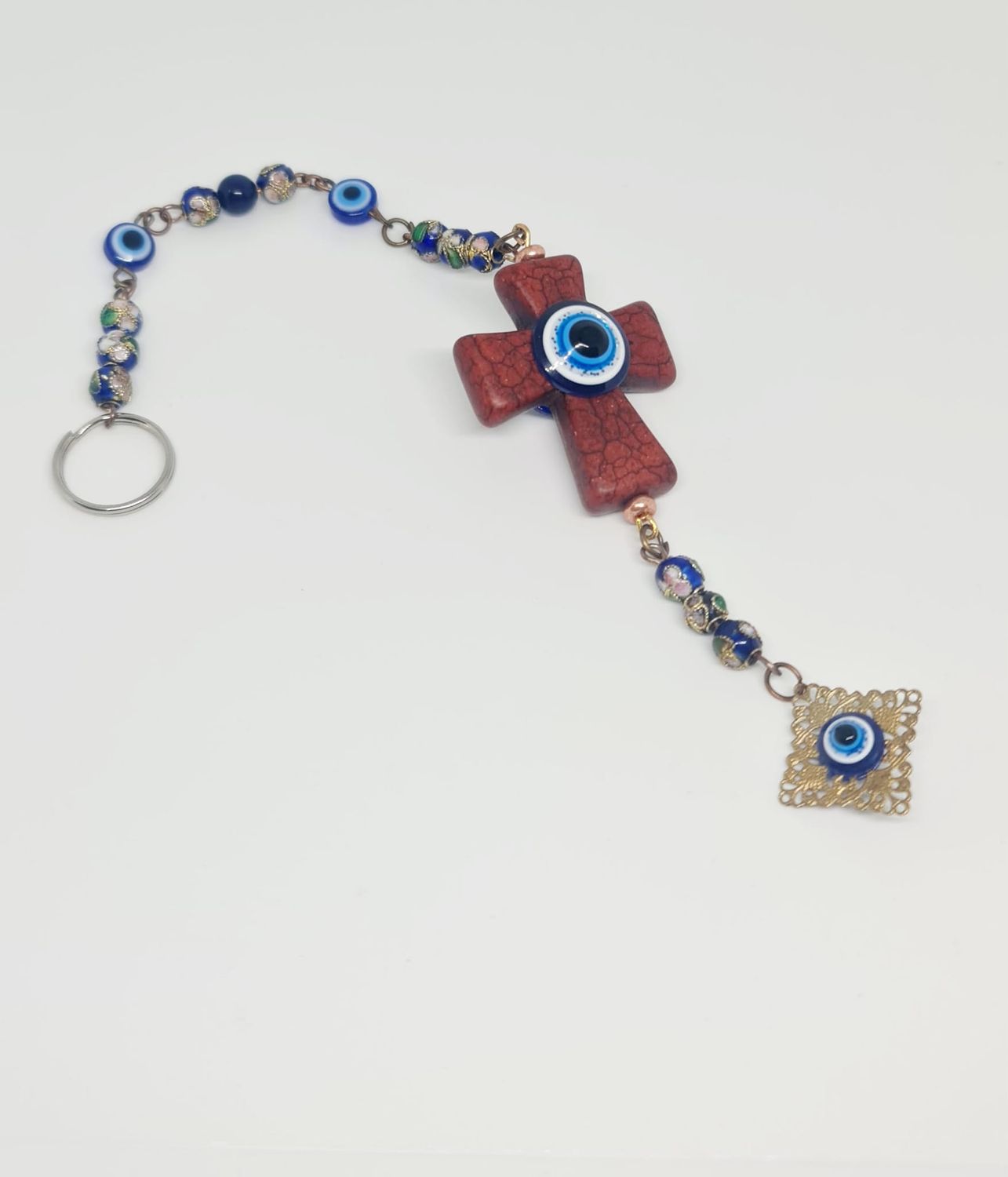 Evil Eye Cross Amulet