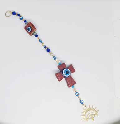 Evil eye Cross wall decor