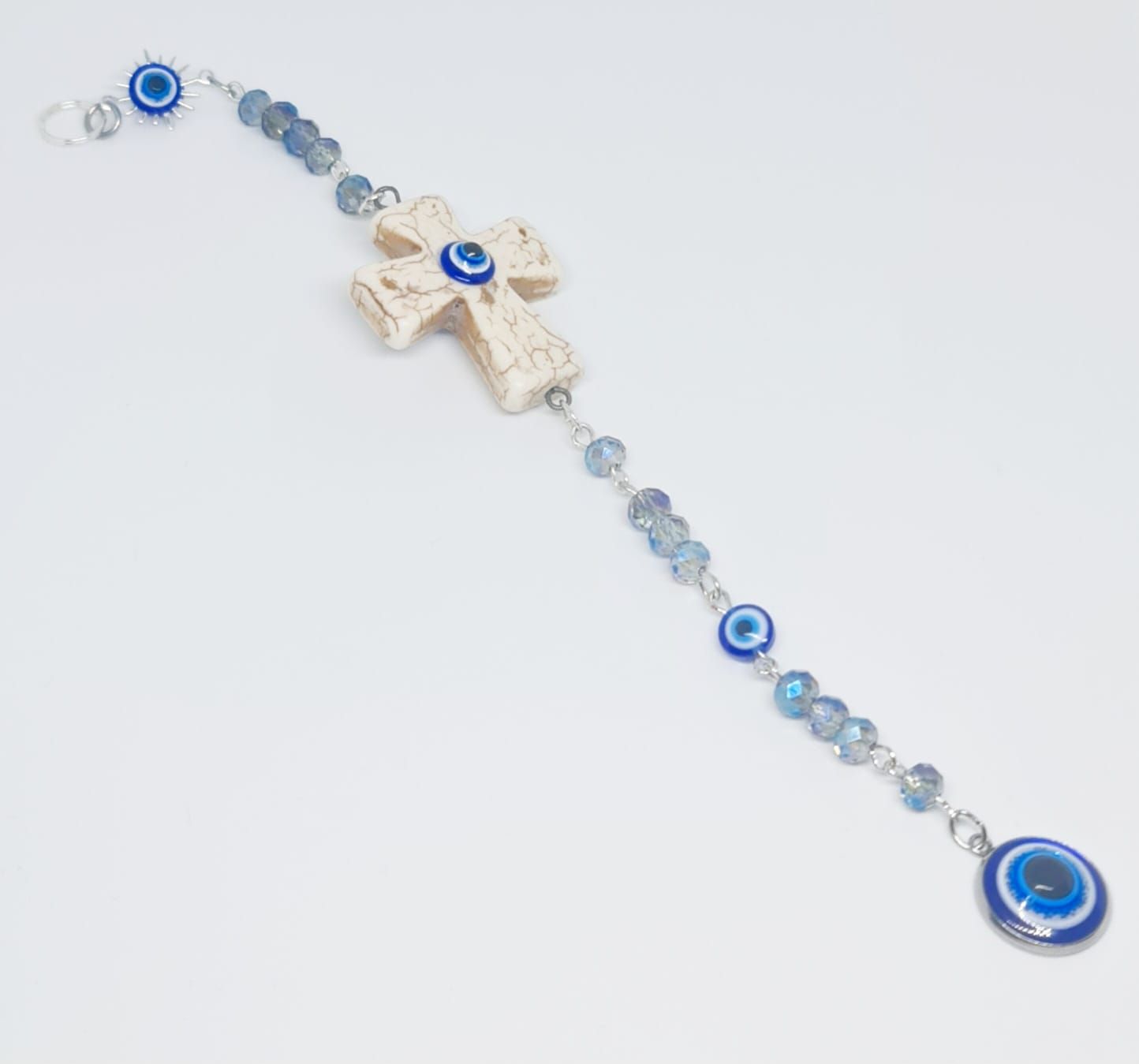 Evil eye Cross amulet