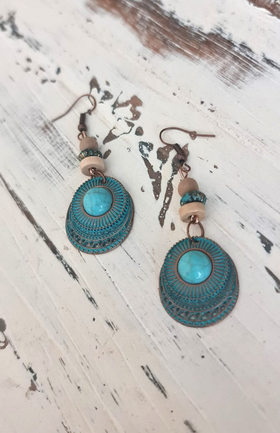 Boho Chic drop earrings