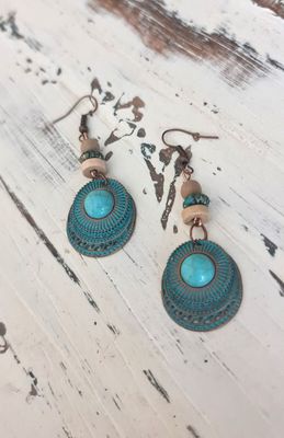Boho Chic drop earrings