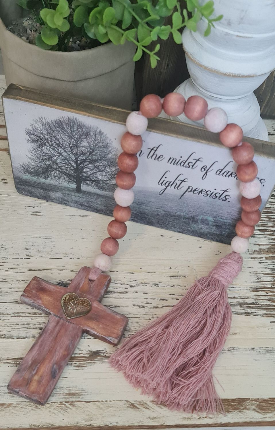 Rustic Cross home decor