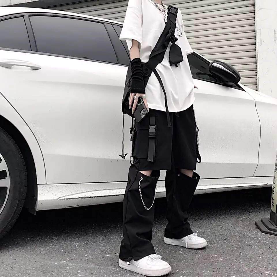 Black Cargo Pants 