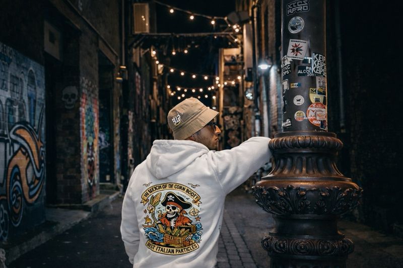 FELPA BIANCA TASCONE