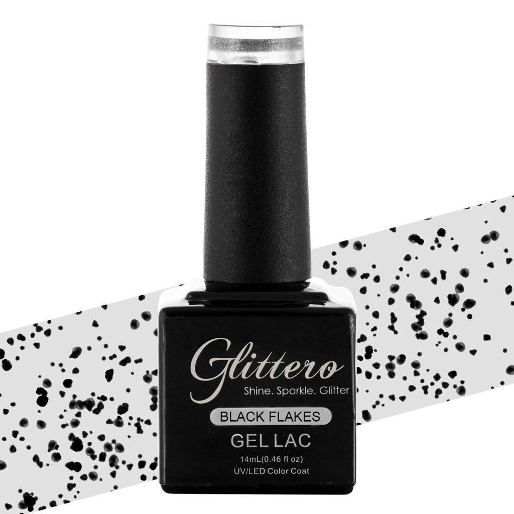 Black Flakes Mat Top