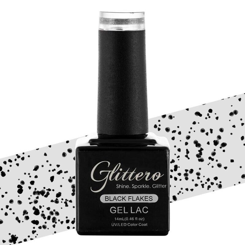 Black Flakes Mat Top