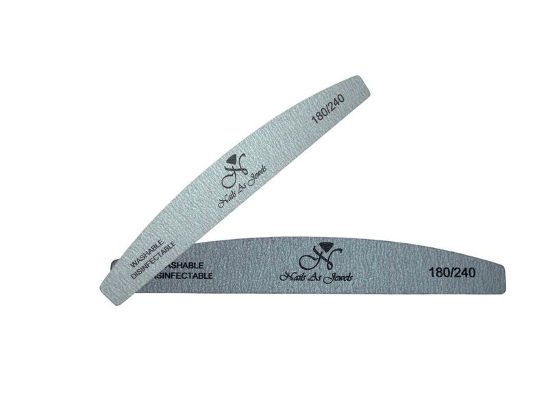 Wood thin 180/240 Grit Nail File