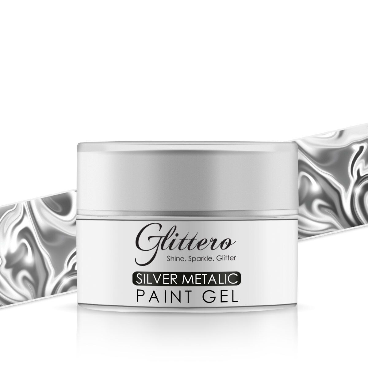 Metalic Silver Paint Gel 5ml