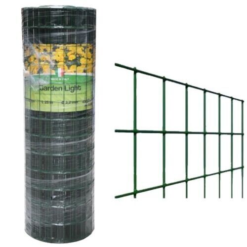 Rete Garden Light da recinzione plasticata verde