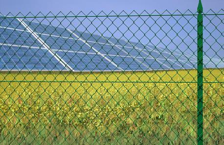 Palo Plasticato verde da recinzione
