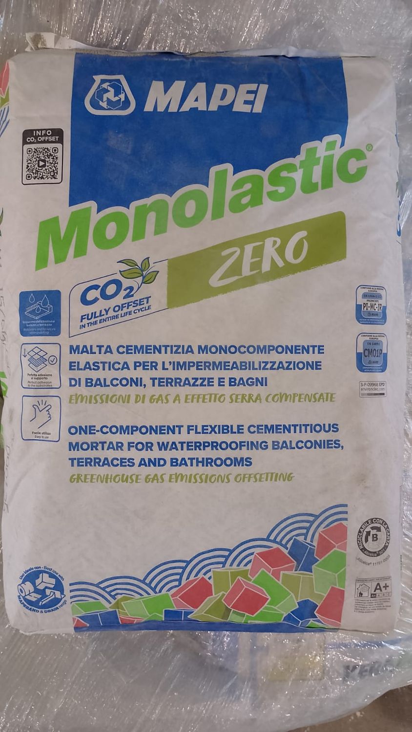 monolastic malta cementizia monocomponente impermeabilizzante  conf. 20 kg.