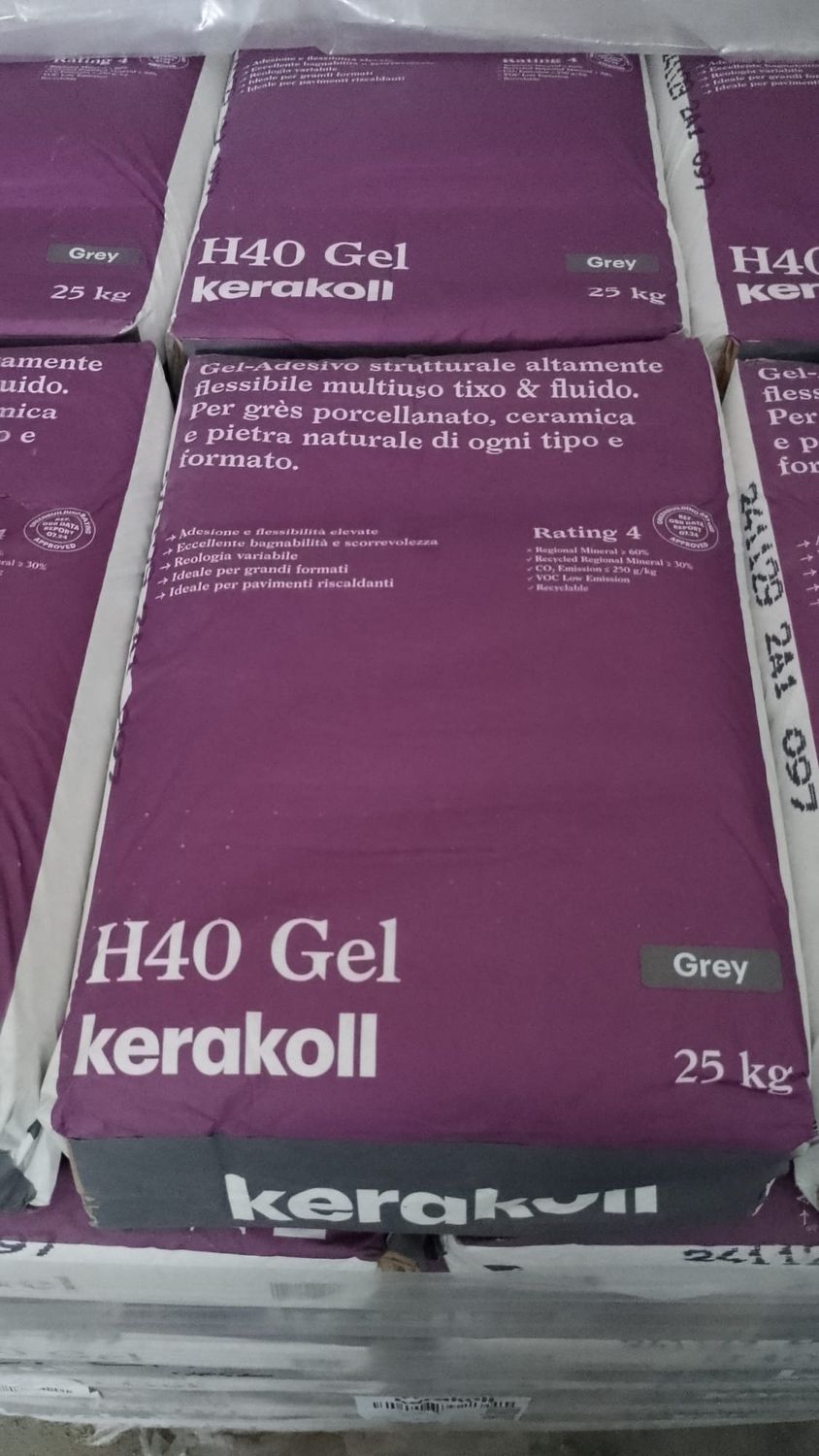 H40 Gel kerakoll   gel adesivo altamente flessibile per gres porcellanato ceramica e pietra naturale di qualsiaisi formato
