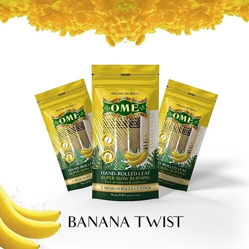 OME Palm Roll, Flavor: Banana Twist
