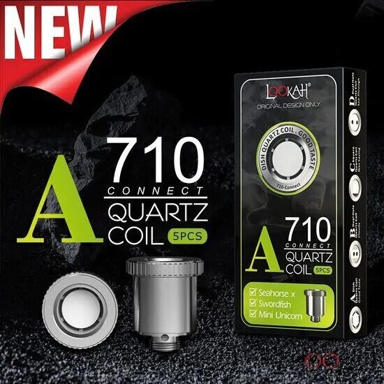 Lookah 710 Quartz Coil - Type A (5 Pack) * - Do NOT Sell Singles
