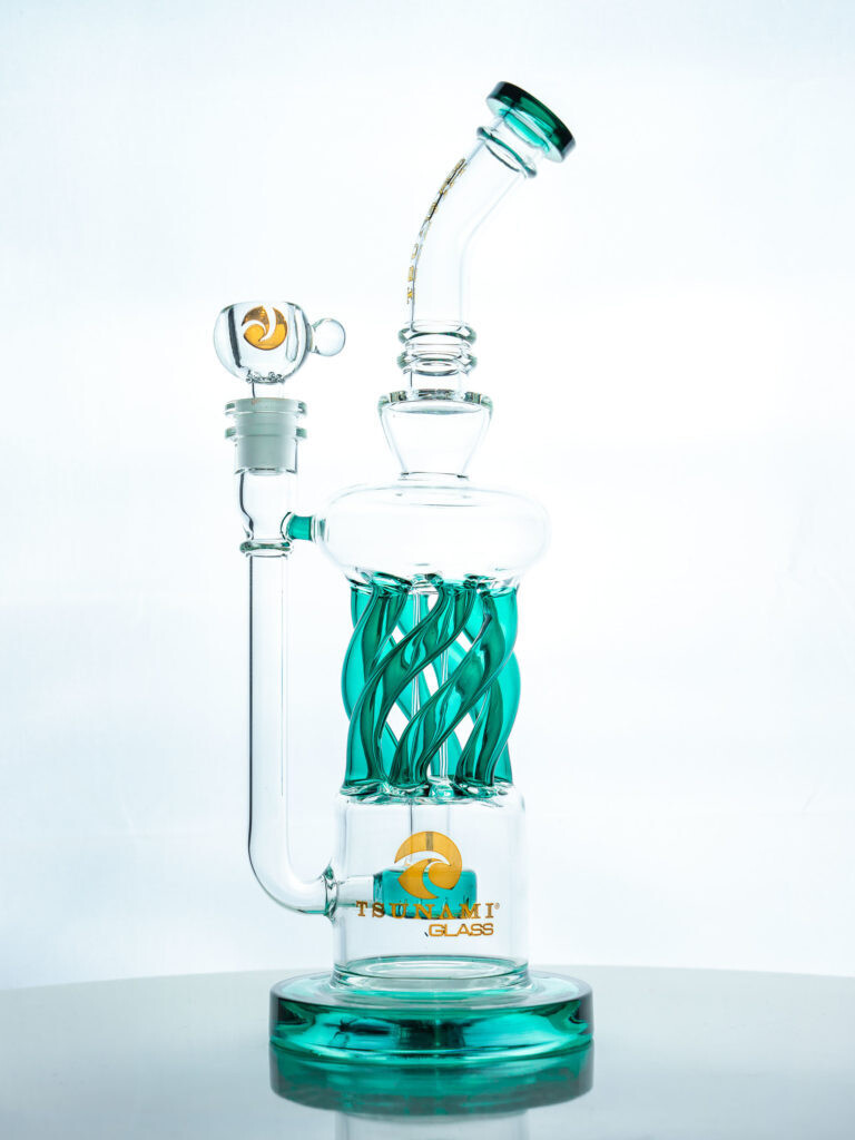 12&quot; Shower Head Twist Perc Recycler
