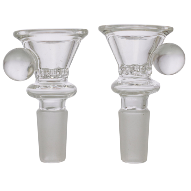 18mm GoG Clear Funnel Slide with Large Marble