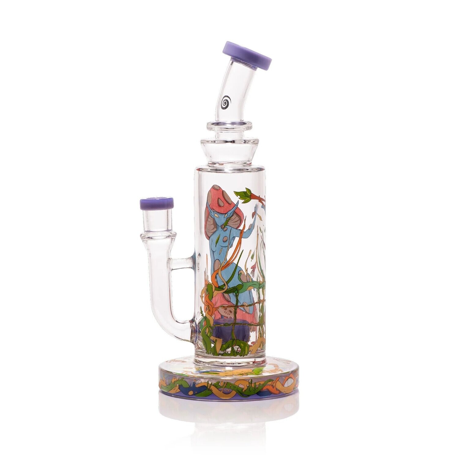 Mushroom Elf 9&quot; Rig, Color: Jade Purple