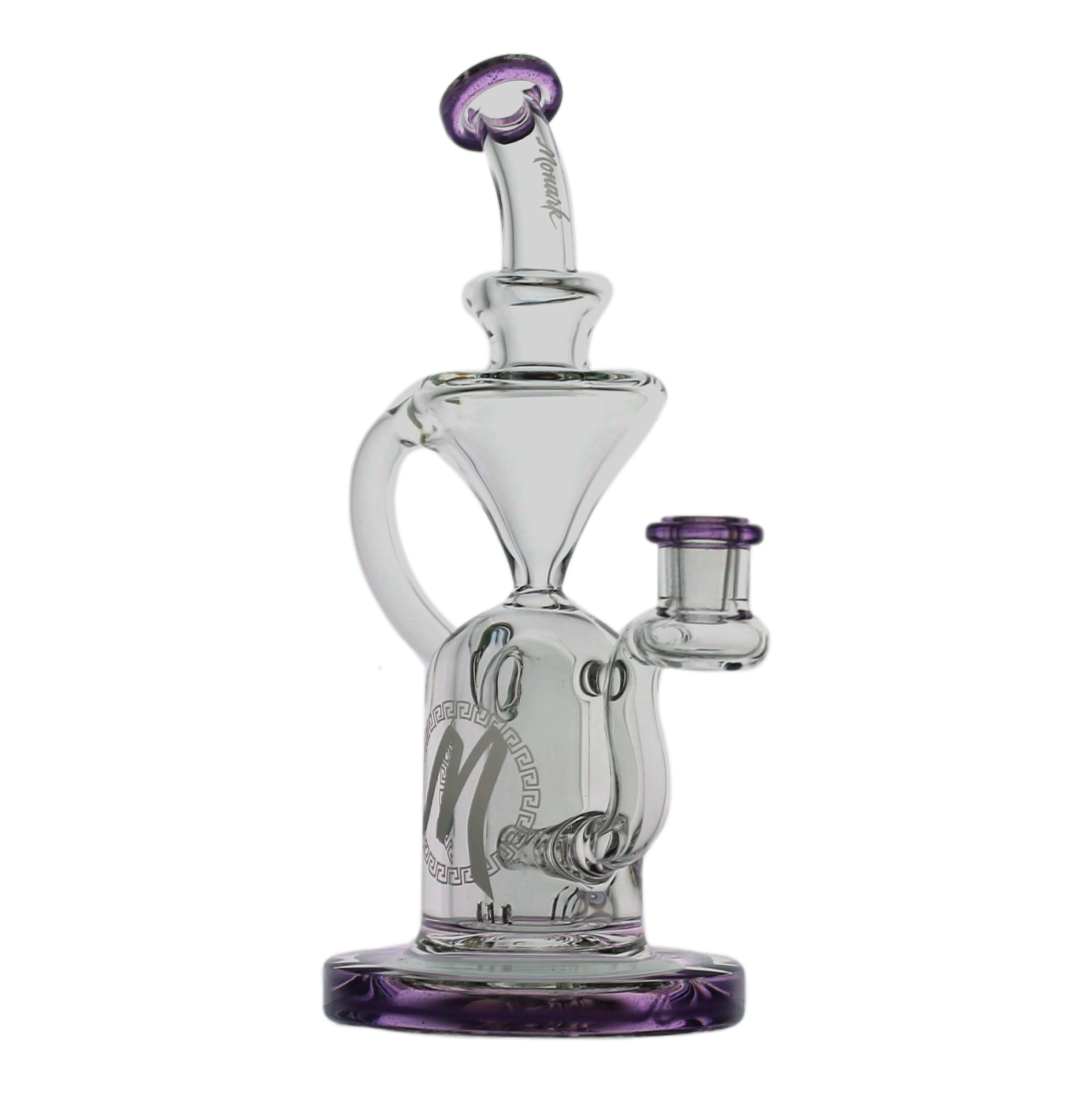 Monark 9” Double Chamber Recycler W/ 14mm Female