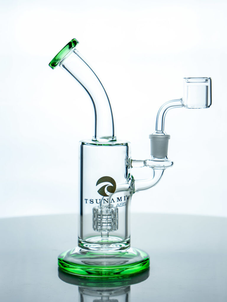 Shower Head Concentrate Rig 9&quot; Amber