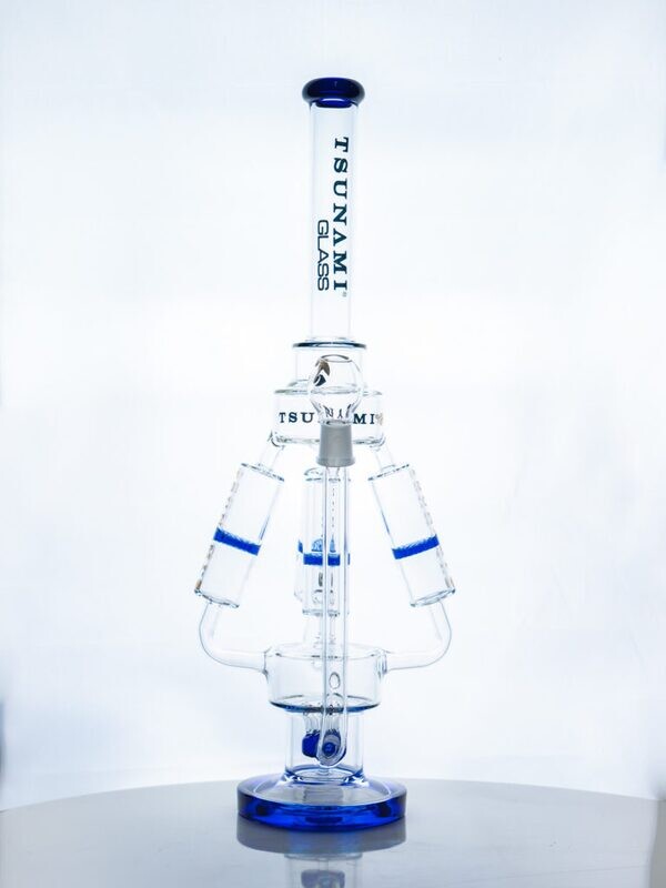 TSUNAMI Sprinkler Perc Quad Honey Comb Chamber 21&quot;