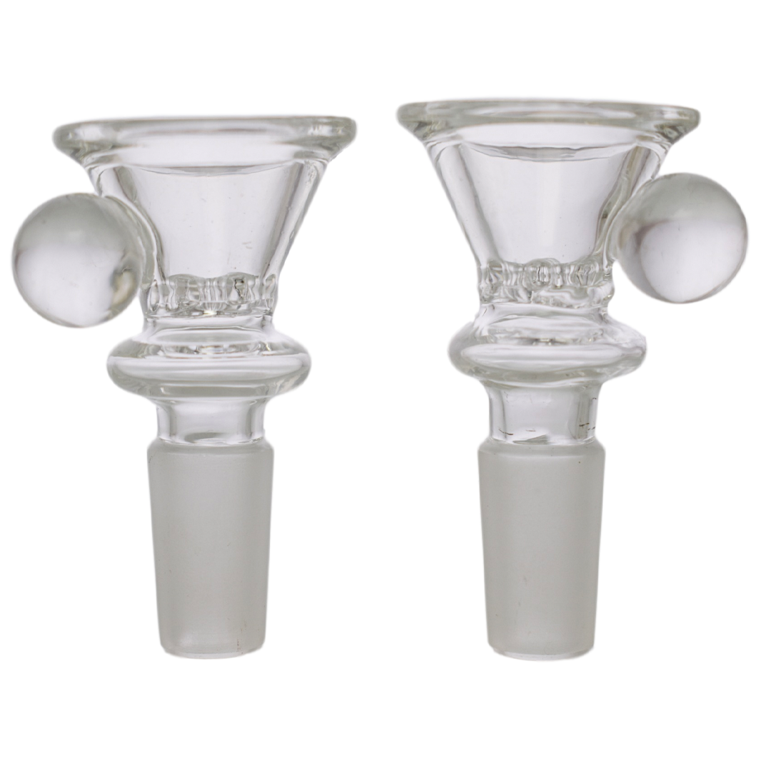 14mm GoG Clear Funnel Slide with Large Marble