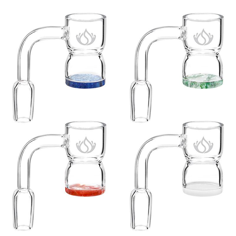 Social Deep Cup Colored Base Banger (Q451) | 14mm | Male