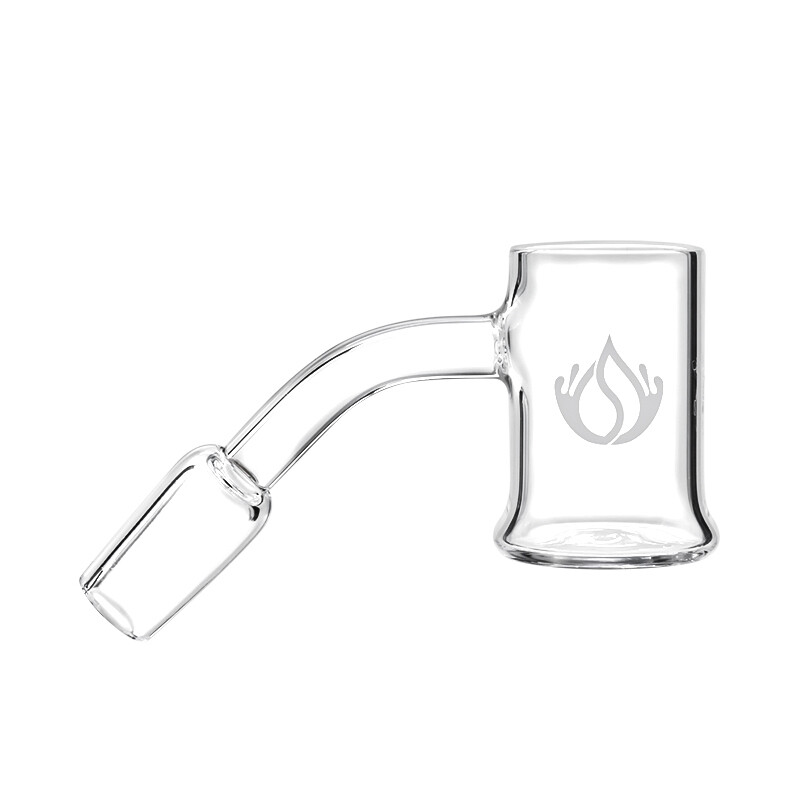 Social Flat Top Cup 45 Degree Quartz Banger (Q319) | 14mm | Male