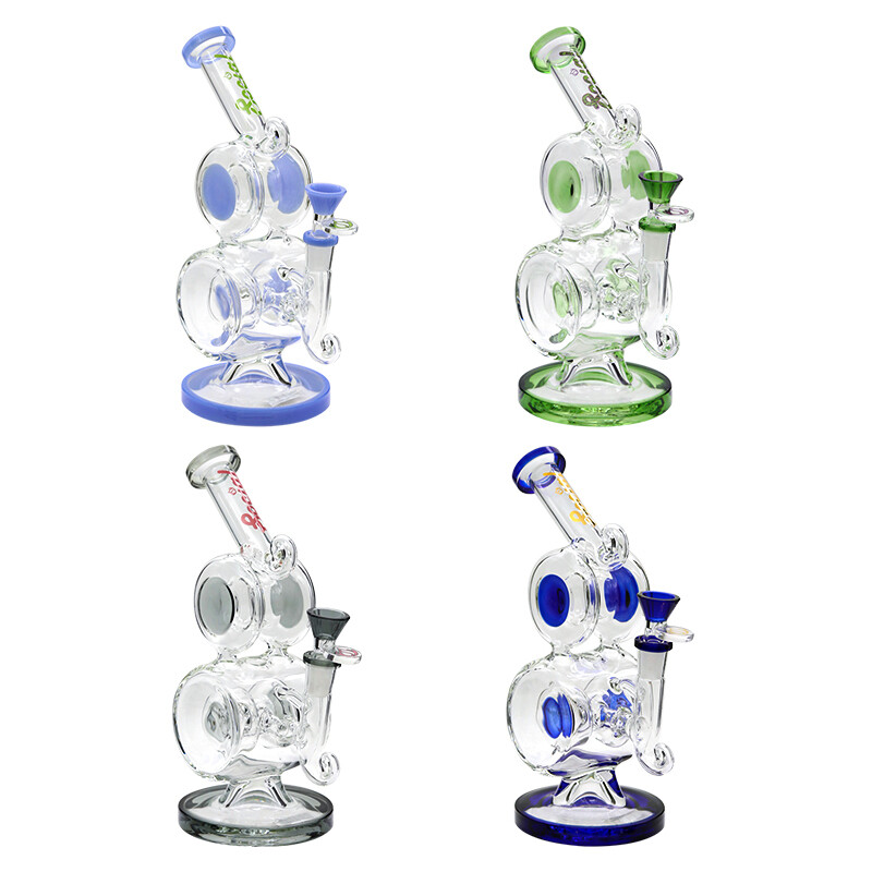 Social EYE OF SKADI Recycler Waterpipe (A7-10) | 9 inch